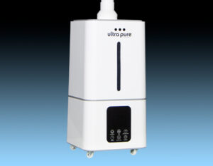 White floor mounted ultrasonic humidifier
